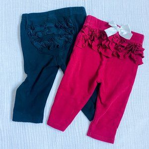 Ruffle bottom pants